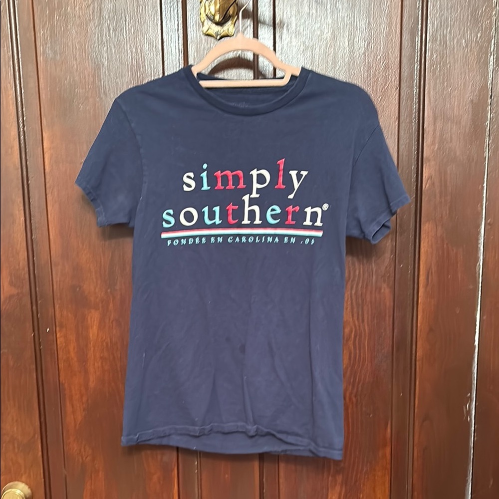Simply Southern Blue Graphic Short Sleeve Tee